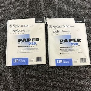 Epson lot of 2 Stylus. COLOR series EPSON Stylus. Pro series 100 Sheets